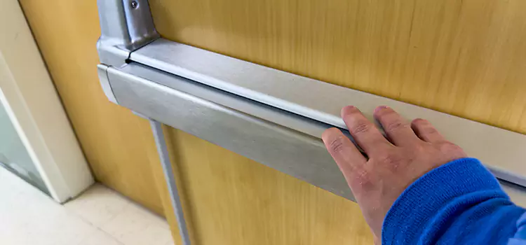 Installing a Push Bar on a Door Kirkland